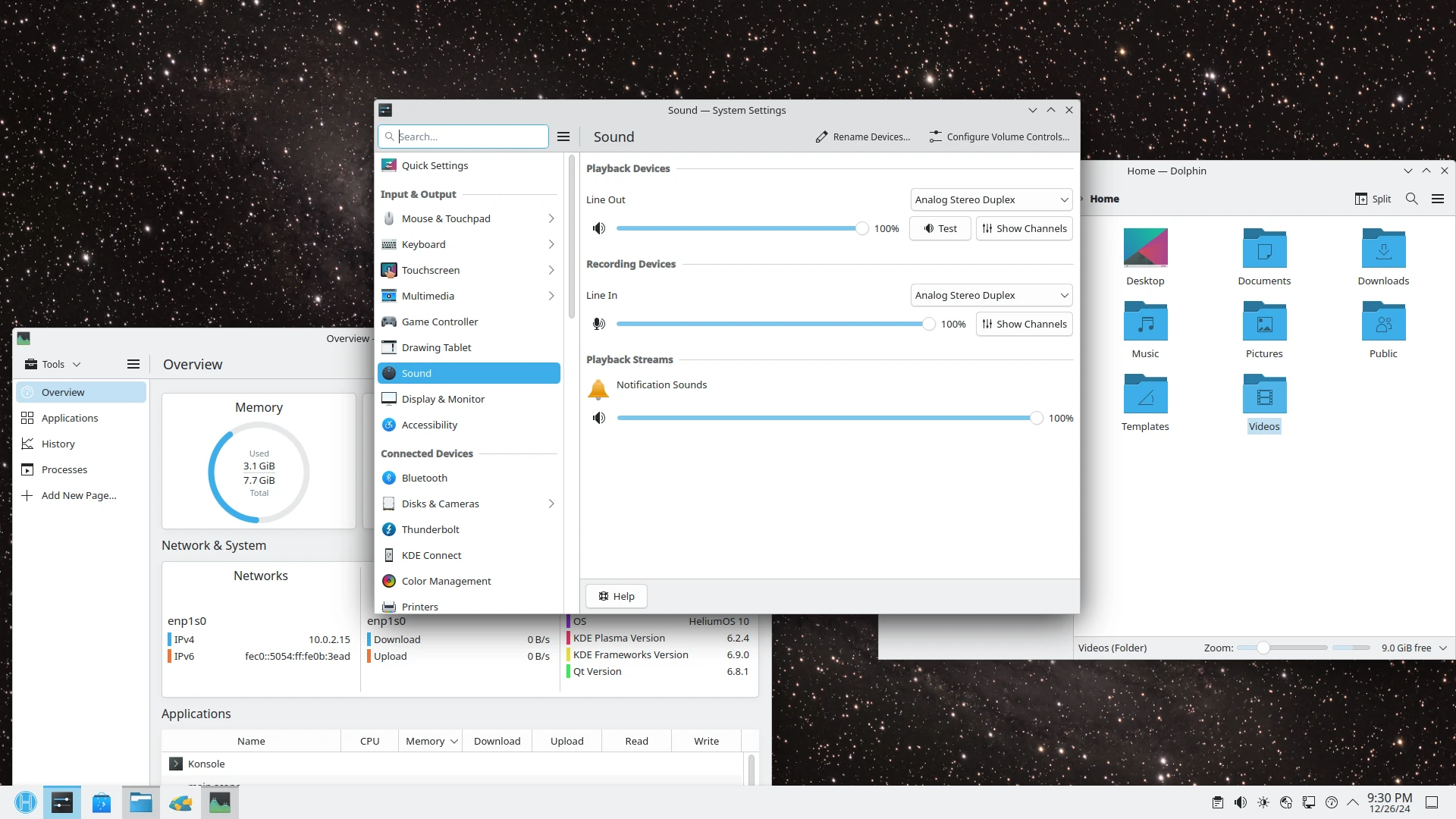 KDE Plasma Desktop